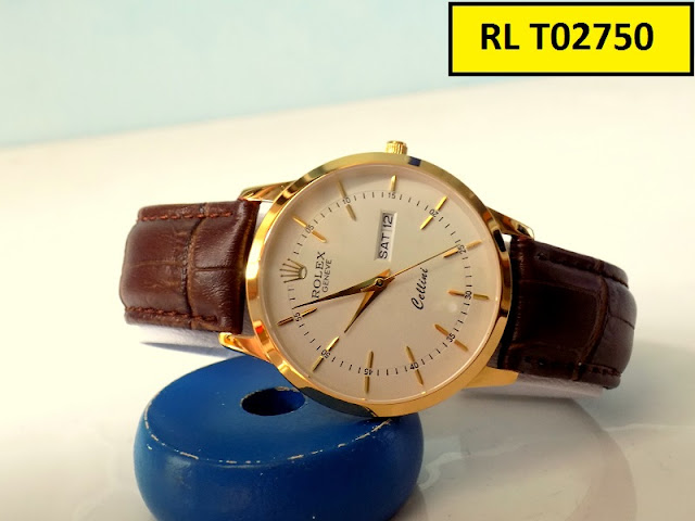 Đồng hồ dây da Rolex T02750