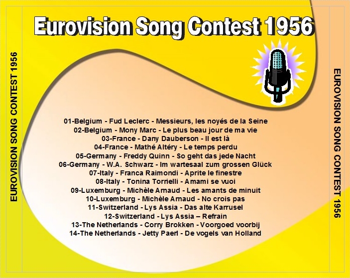 Eurovision Song Contest Music: THE 50'S REMASTERED - EUROVISION SONG CONTEST 1956. 1957, 1958 & 1959