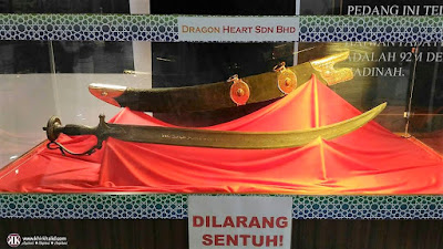 Pedang Rampasan Perang Khalid Al-Walid Pameran Artifak Asli Rasulullah S.A.W dan Para Sahabat R.A.,