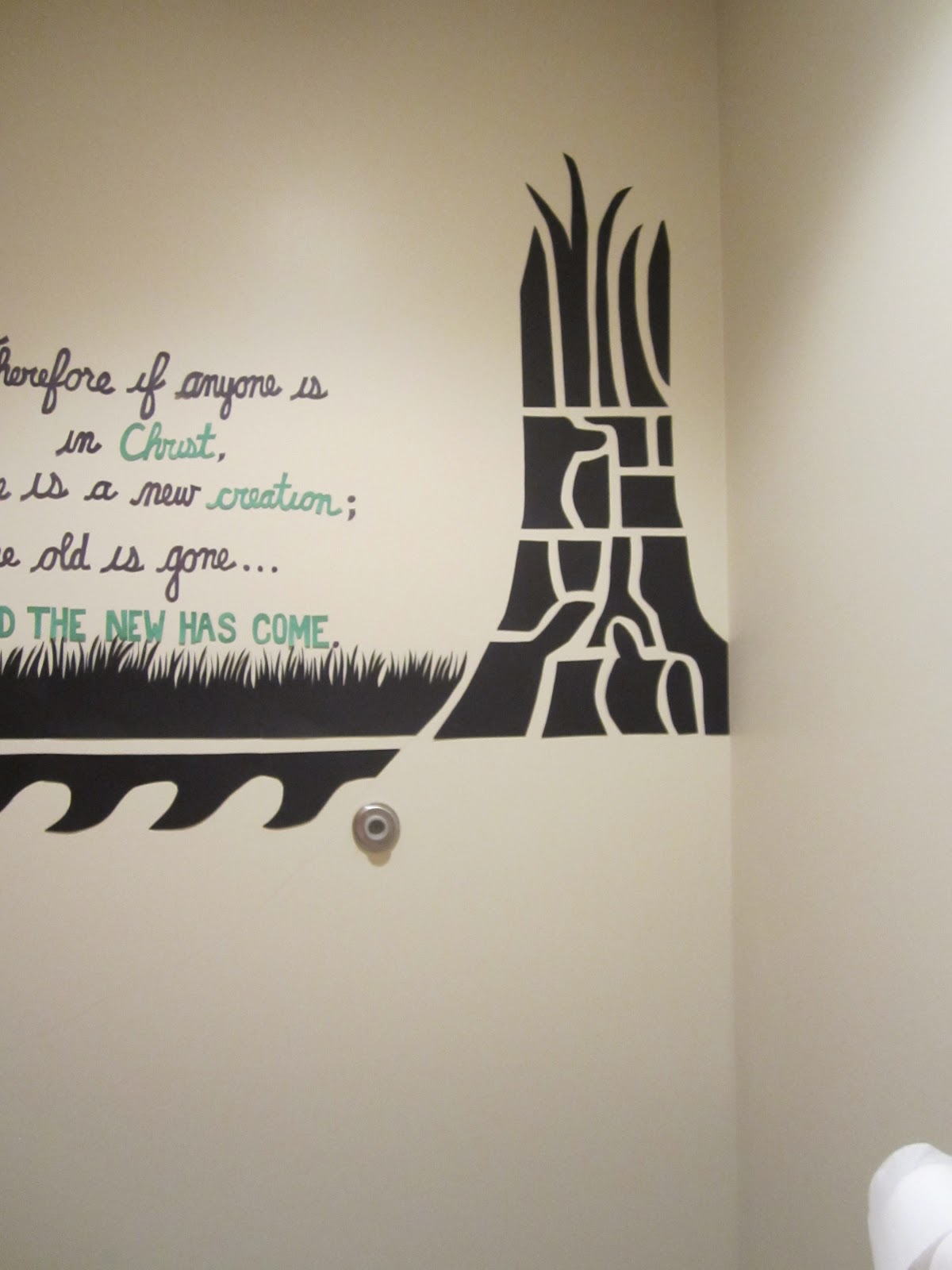 Beauty from the Ashes The Toilet Room Mural