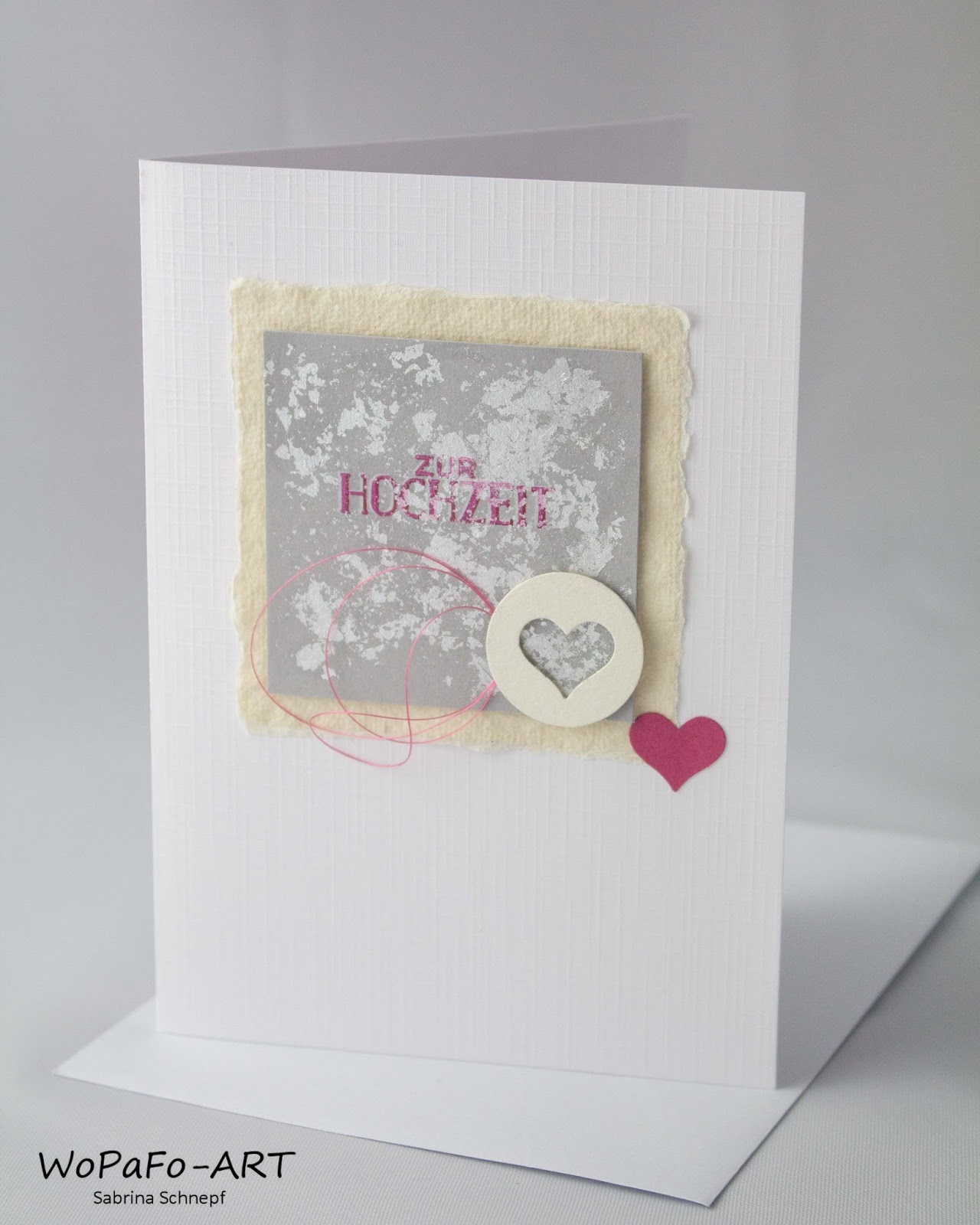 WoPaFo-ART: Karte zur Hochzeit