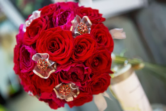 Bouquets y Ramos de Bodas Color Rojo, parte 3