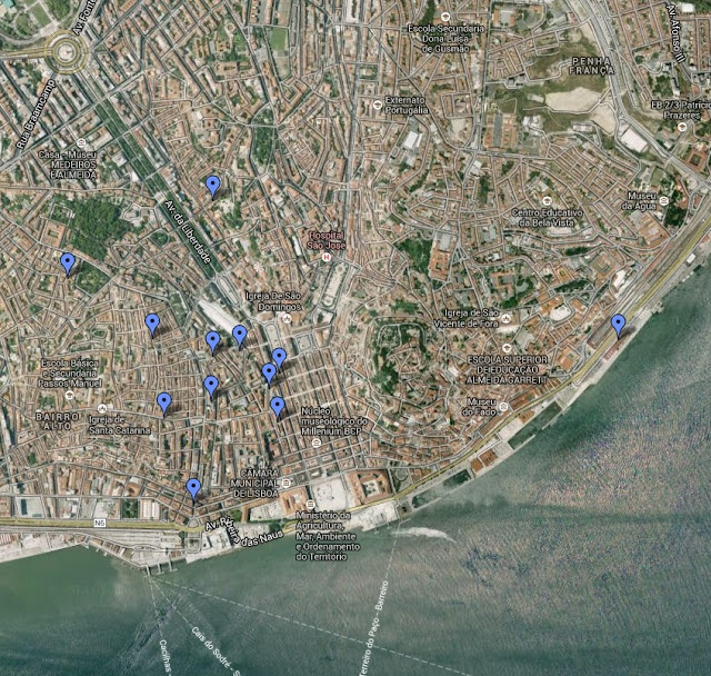 Lisbon Record Shops The Map = The Secret