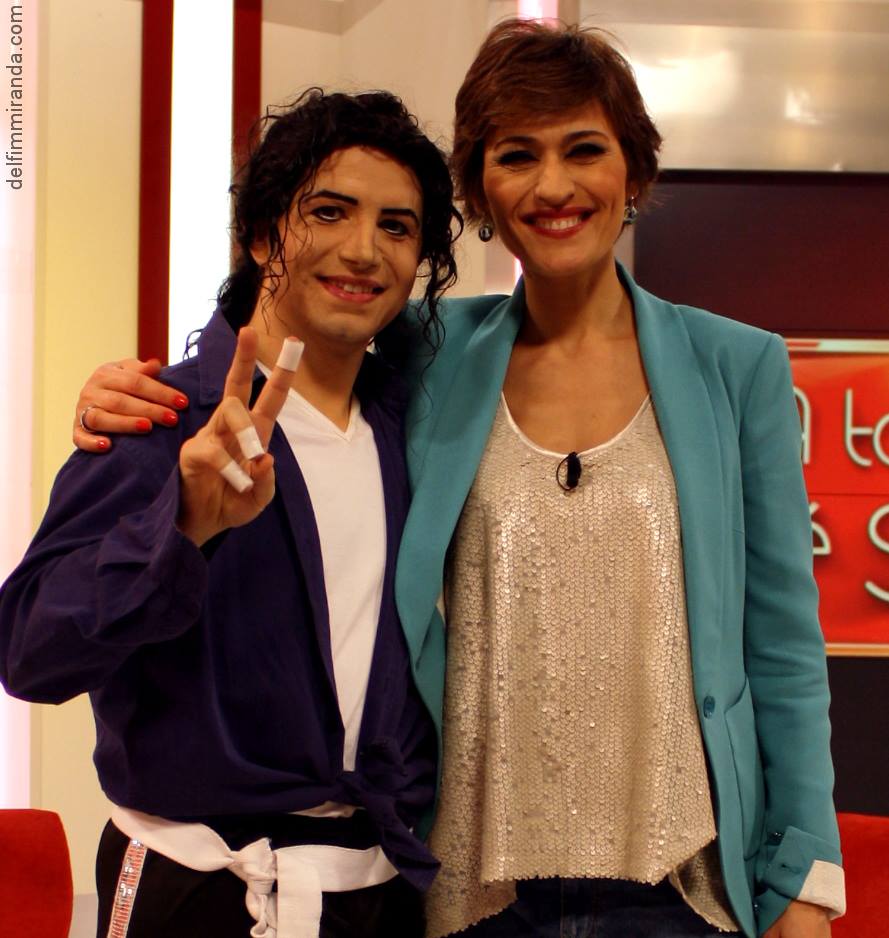 Delfim Miranda - Michael Jackson Tribute - With TV presenter Fatima Lopes
