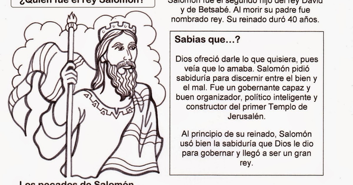 La Catequesis (El blog de Sandra): Recursos Catequesis el Rey Salom?�n