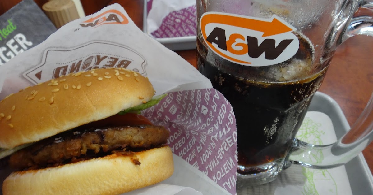 GollyGeeGosh A&W Beyond Meat Burger