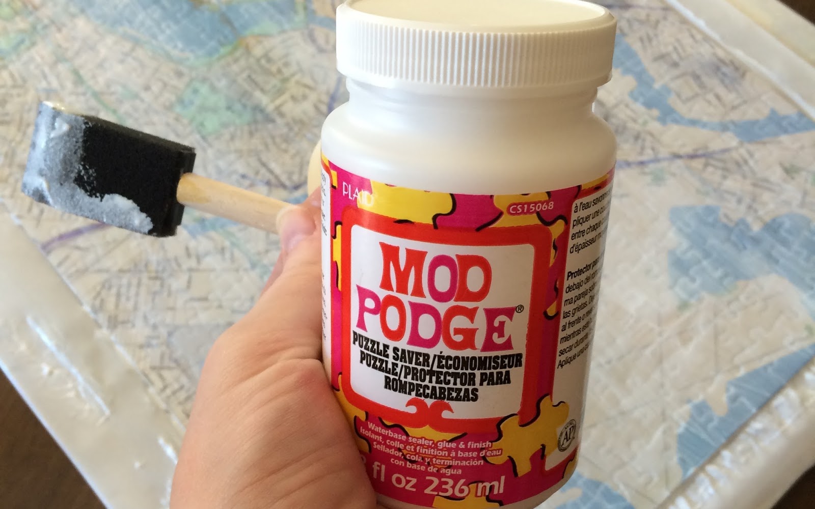 LIFE AS YOU LIVE IT How to glue a puzzle (great housewarming gift!)