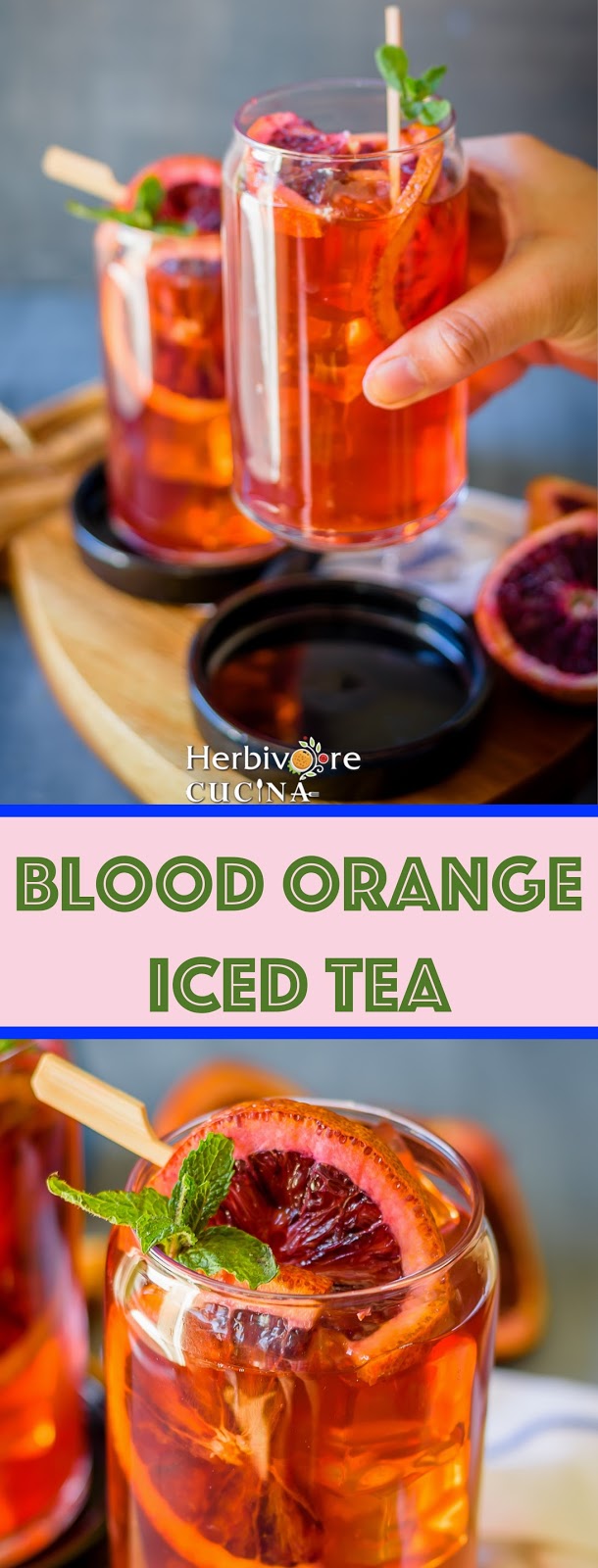 Herbivore Cucina Blood Orange Iced Tea