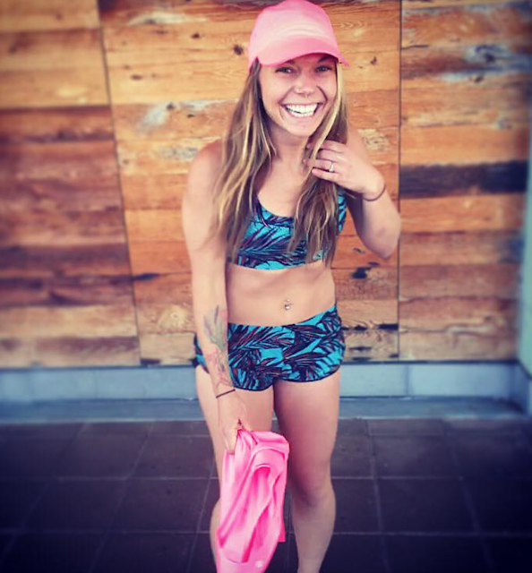 palm lace tofino teal - teal palm print shorts