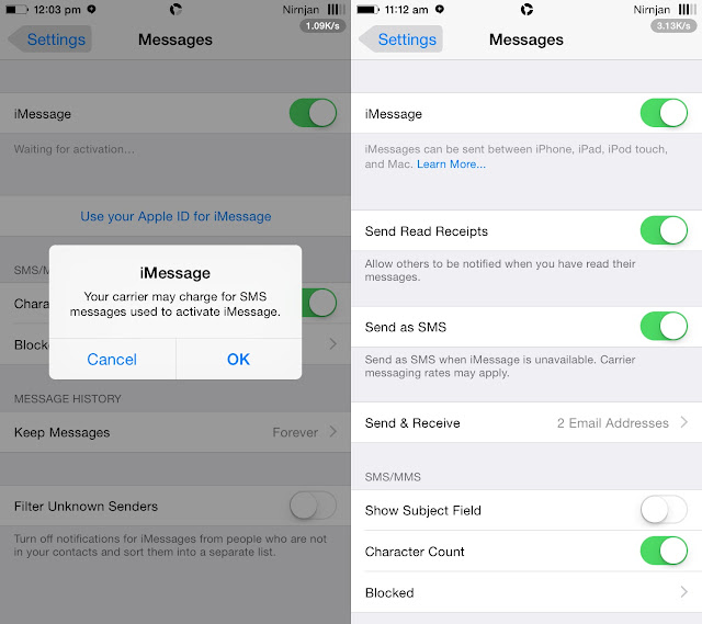 How to fix iMessage & Facetime Activation Error on iPhone/iPad in iOS 11, 10 or below [Updated]