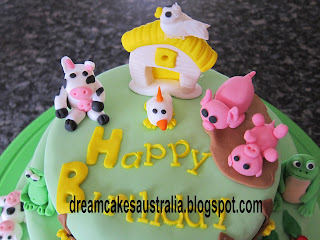 Dream Cakes Australia: Farm Themed Animal Cake
