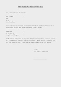 Contoh Surat Pernyataan Menghilangkan Buku Perpustakaan