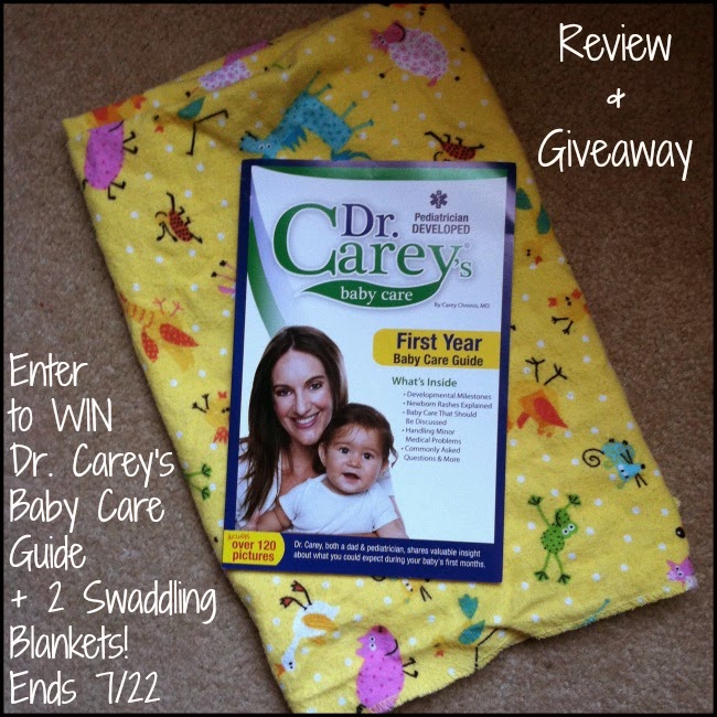 Dr. Carey's Baby Care Book + Swaddling Blankets Review & Giveaway, Ends