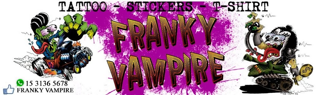 FRANKY VAMPIRE  "Tattoo & Stickers"