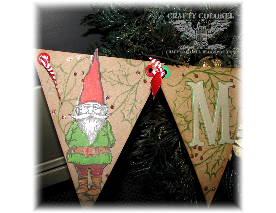 Club Scrap, Crafty Colonel, Gnome for the Holidays, Banner