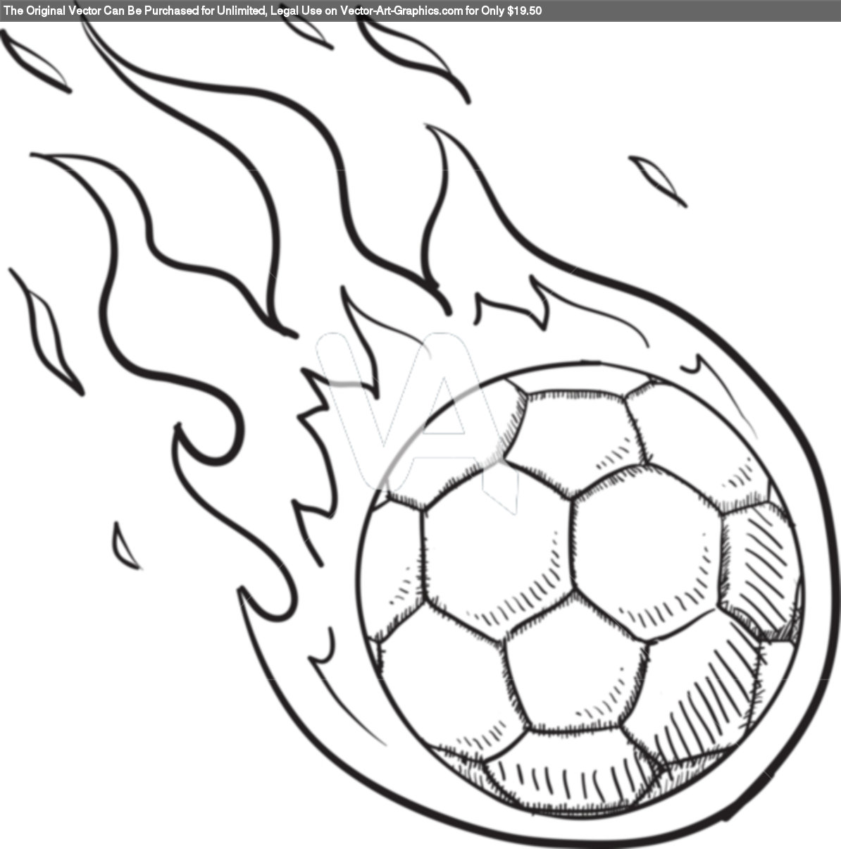 Dibujos Para Colorear De Un Balon De Futbol - Impresion gratuita