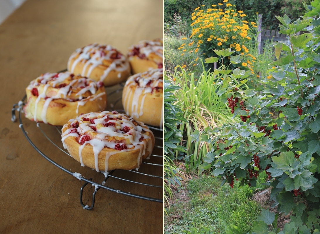 Gourmandises végétariennes: Johannisbeer-Marzipan-Schnecken Gourmandises végétariennes: Johannisbeer-Marzipan-Schnecken