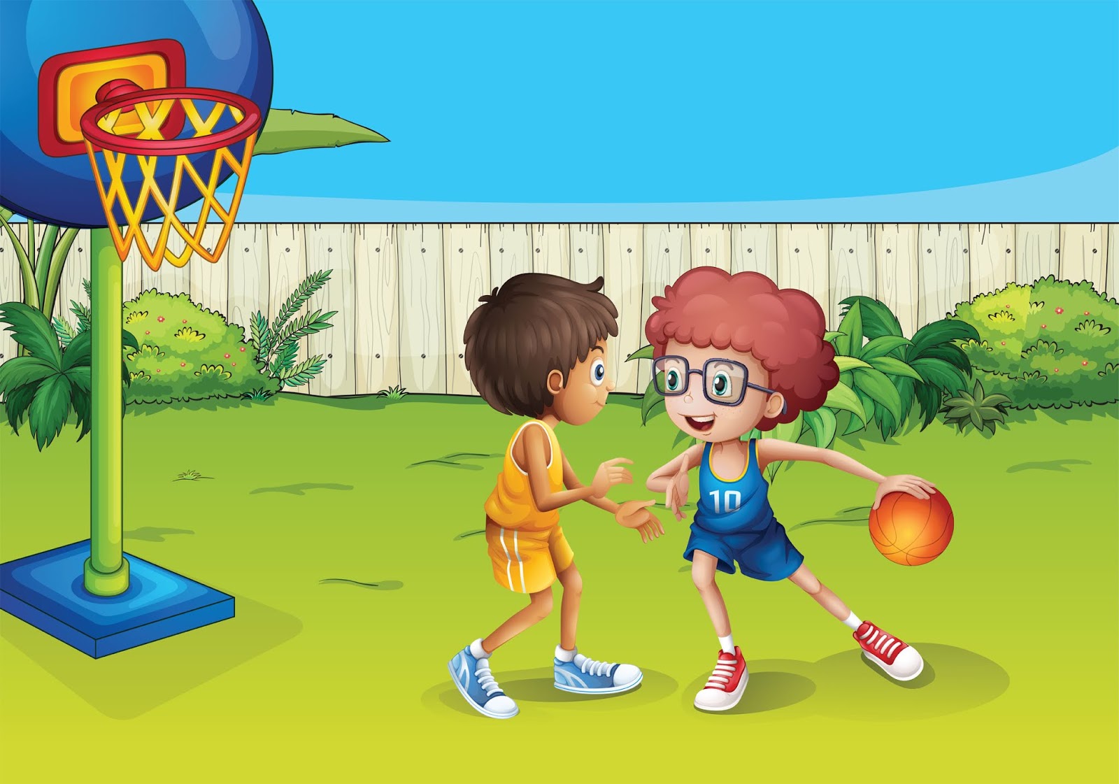 Игра с мячом с друзьями. Игра в баскетбол рисунок. Игры во дворе картинки. Мальчик играет в мяч. Игры с мячом во дворе.