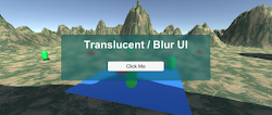 blur ui background unity