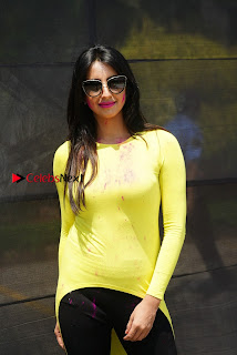 Actress Sanjana Galrani High Definition Pos at Holi Celebrations  0005
