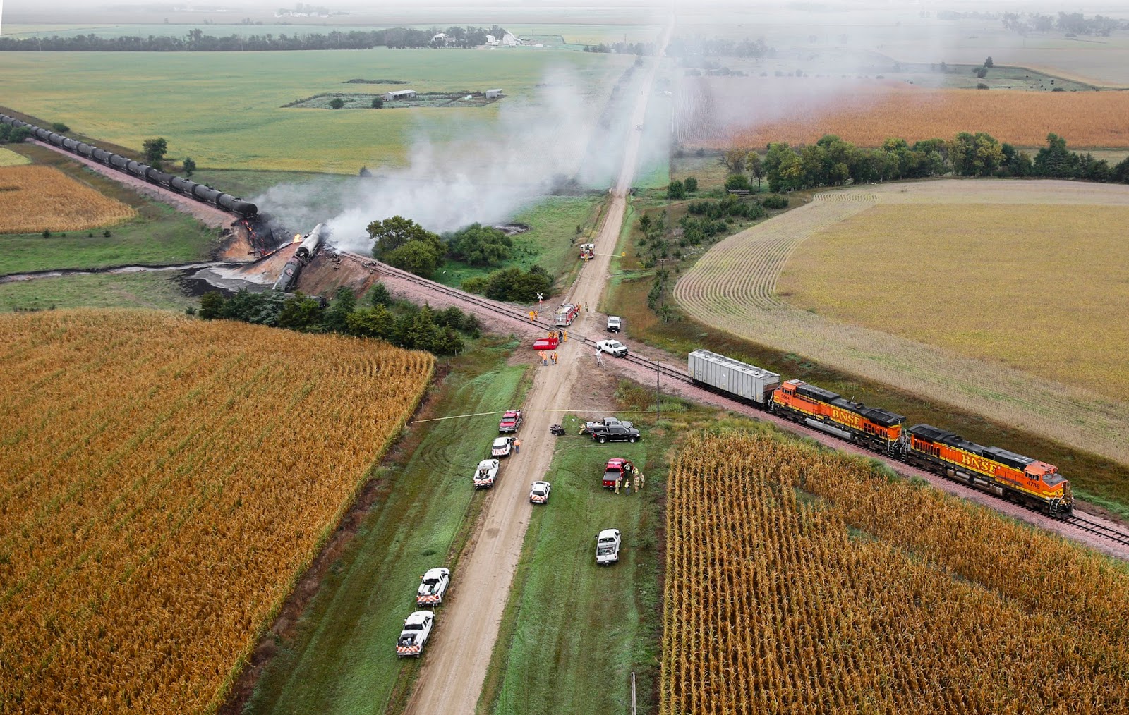 MEC&F Expert Engineers FIERY UNION PACIFIC TRAIN DERAILMENT A Union