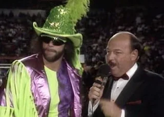 WWF / WWE SURVIVOR SERIES 1991 - Randy Savage is interviewed by Mean Gene Okerlund