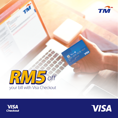 TM Bill RM5 Discount Using Visa Checkout