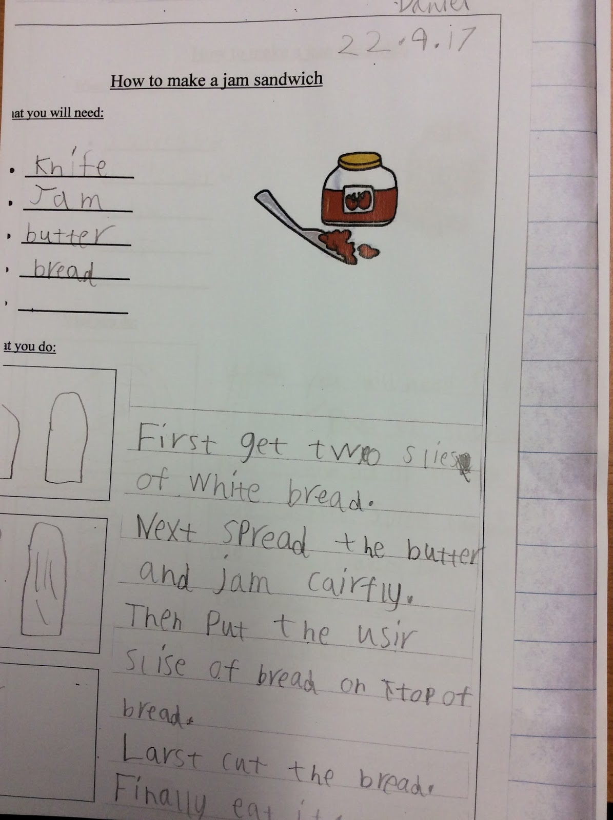 Cholsey Primary School Celebration of Learning Instruction writing in KS1