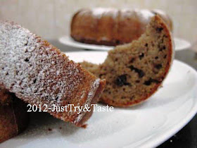 Cake Kacang Hijau dengan Chocolate Chips