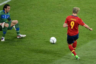 euro cup 2012 final Fernando Torres goal vs Italy