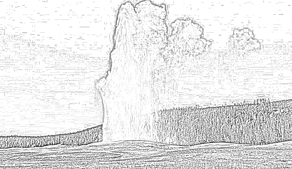 Yellowstone National Park Popular Easy Coloring Page - Find Gallery