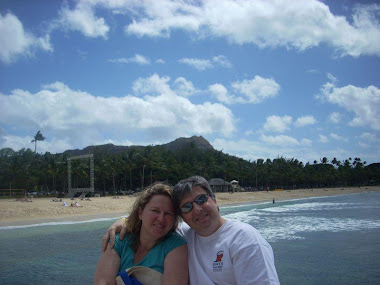 With My Beautiful Wife, Georgia, at Diamond Head, Honolulu, Hawaii