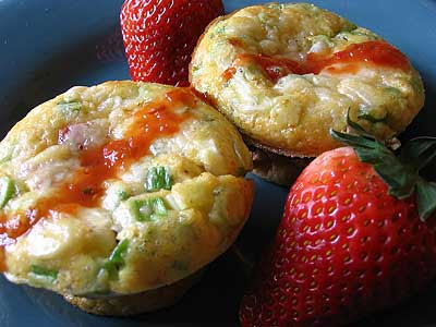 Spicy Baked Egg Muffins | Lisa's Kitchen | Vegetarian Recipes | Cooking ...