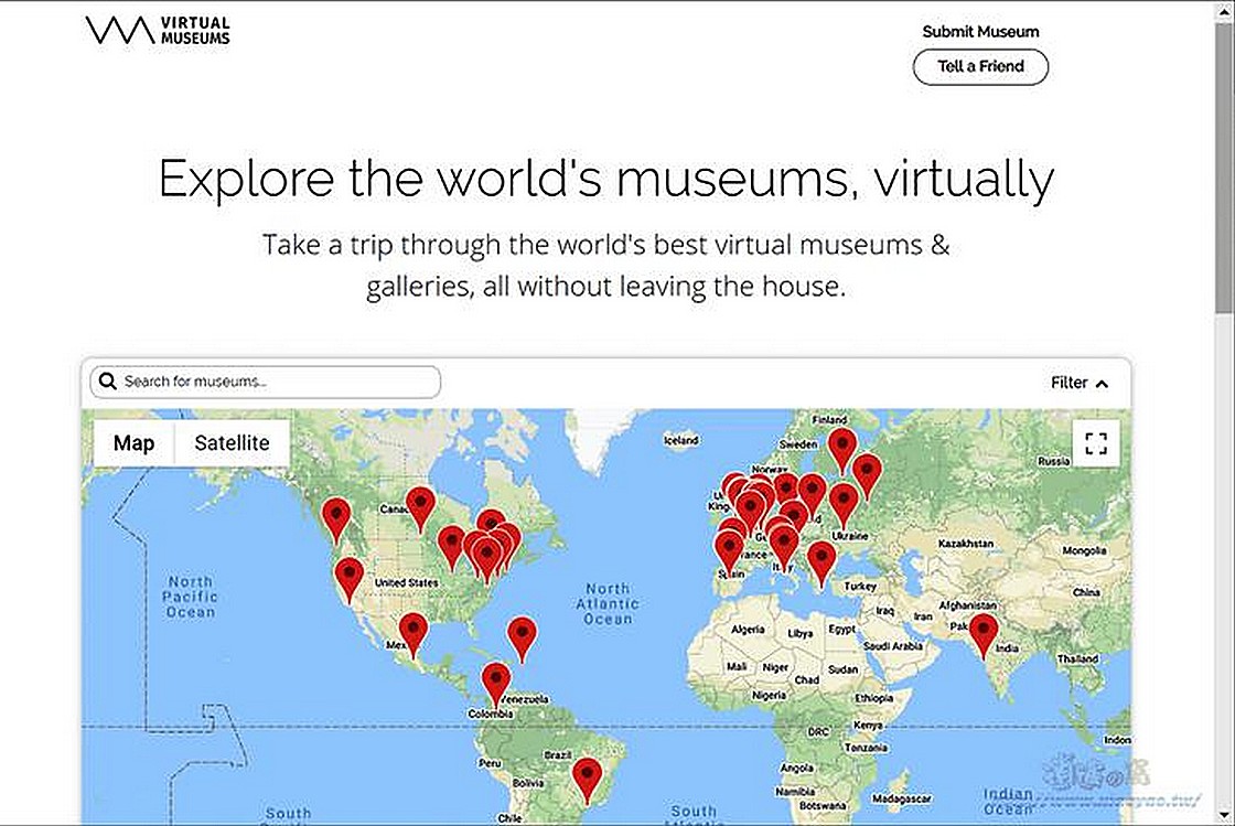 Explore the World's Museums 網站
