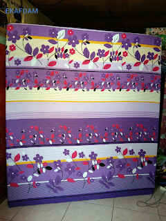 Kasur inoac motif sakura ungu Kasur inoac motif bunga sakura ungu