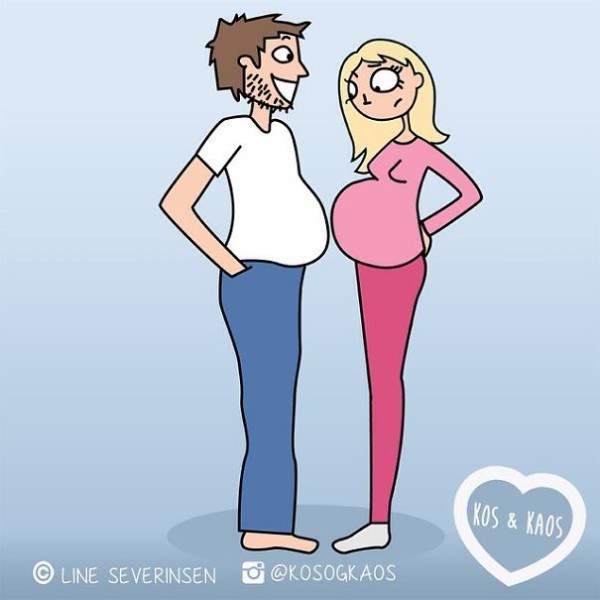 19 Pregnancy Troubles Illustrated In The Most Hilarious Way - Sympathy pregnant.