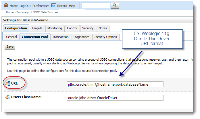 oracle jdbc thin client hangs bastion server
