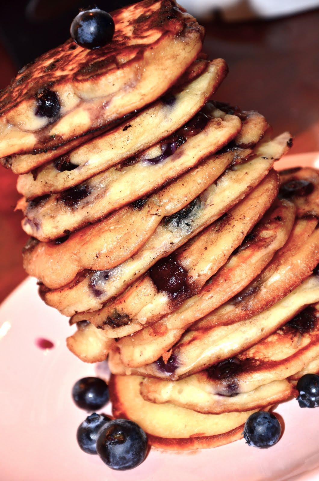 photofashionista American style blueberry pancakes