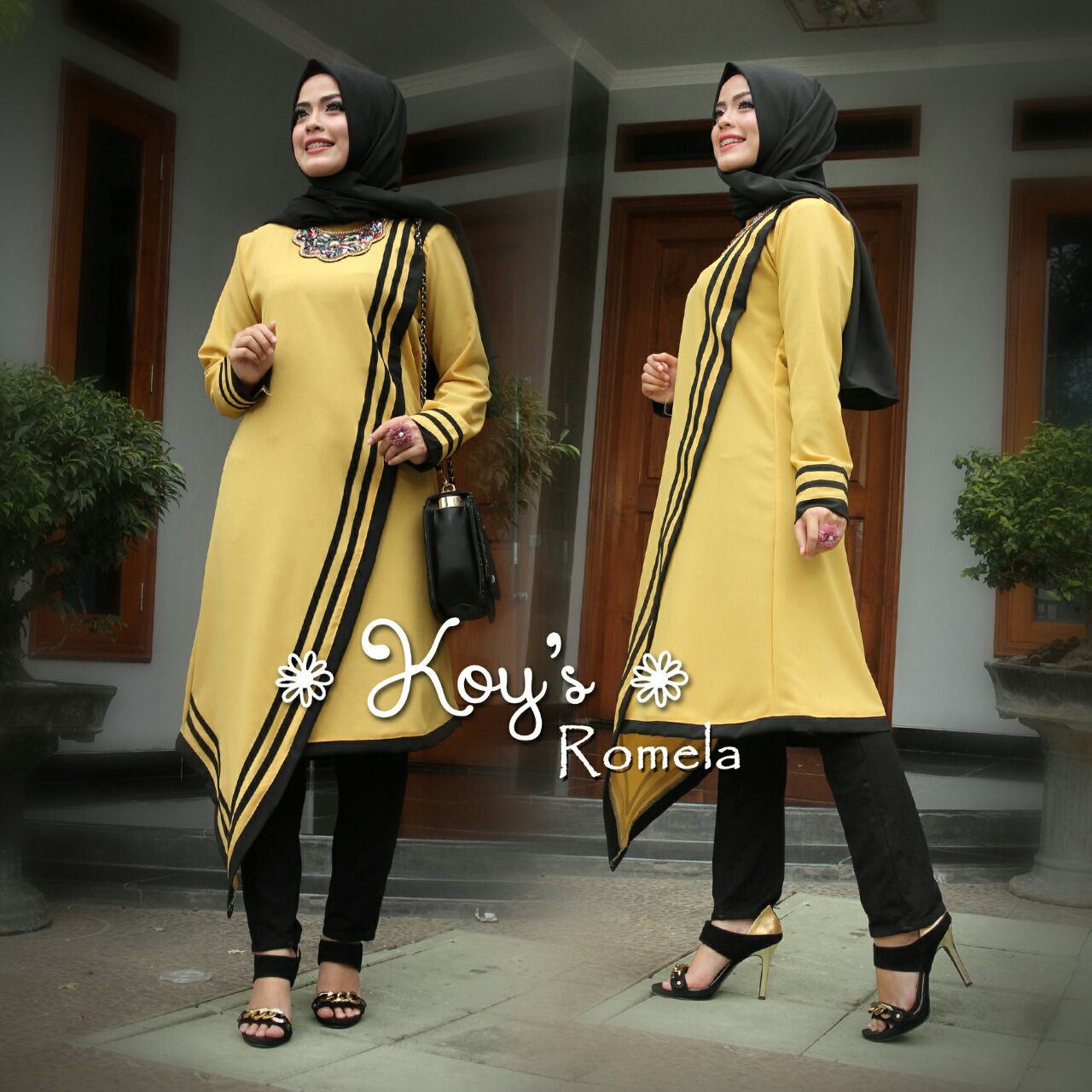  Jual Baju Hijab Fashionable Romela Tuniq by Koy s