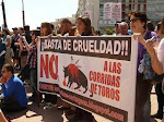 Concentración antitaurina en Madrid (8-5-2011)