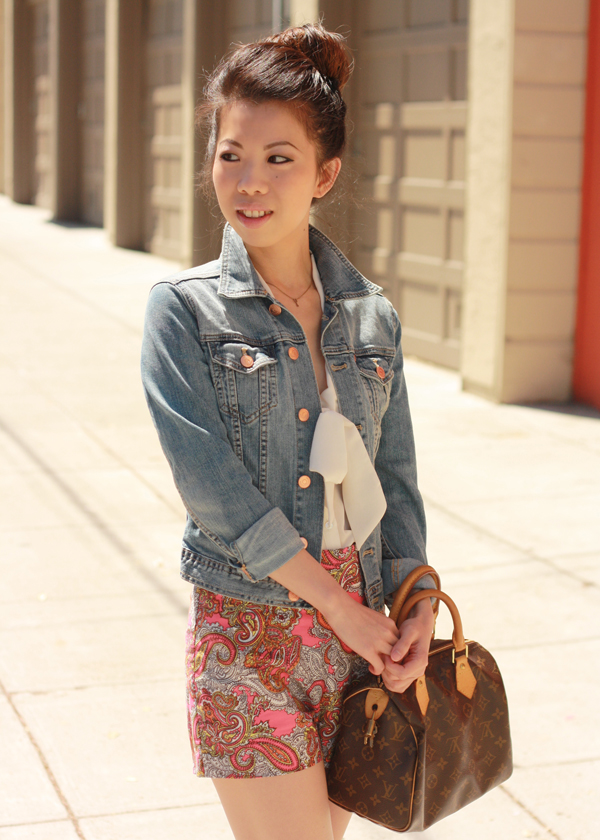 All About Fashion Stuff: A H&M Outfit with H&M Paisley Shorts