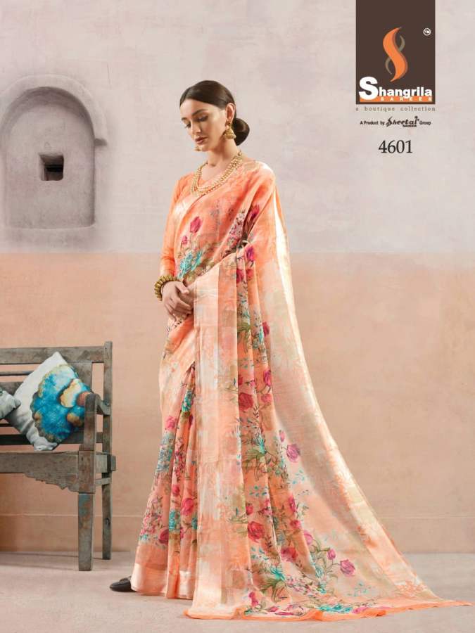 Shangrila Kanchana vol 14 Saree | Cotton Linen | Summer wear