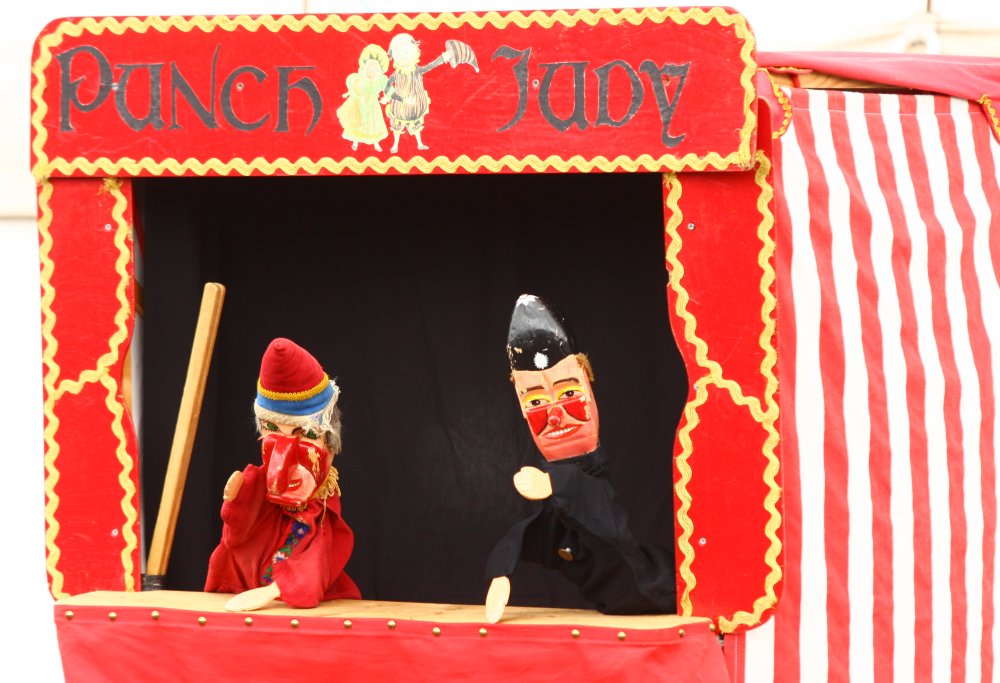 Jill's Blog Punch and Judy, my all time favourites at Lustleigh Show