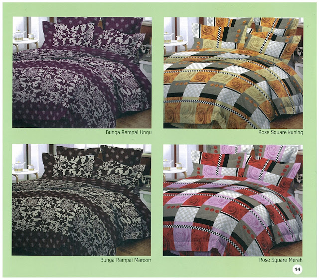 GROSIR BEDCOVER JAKARTA Harga Sprei + Bedcover Motif Dewasa
