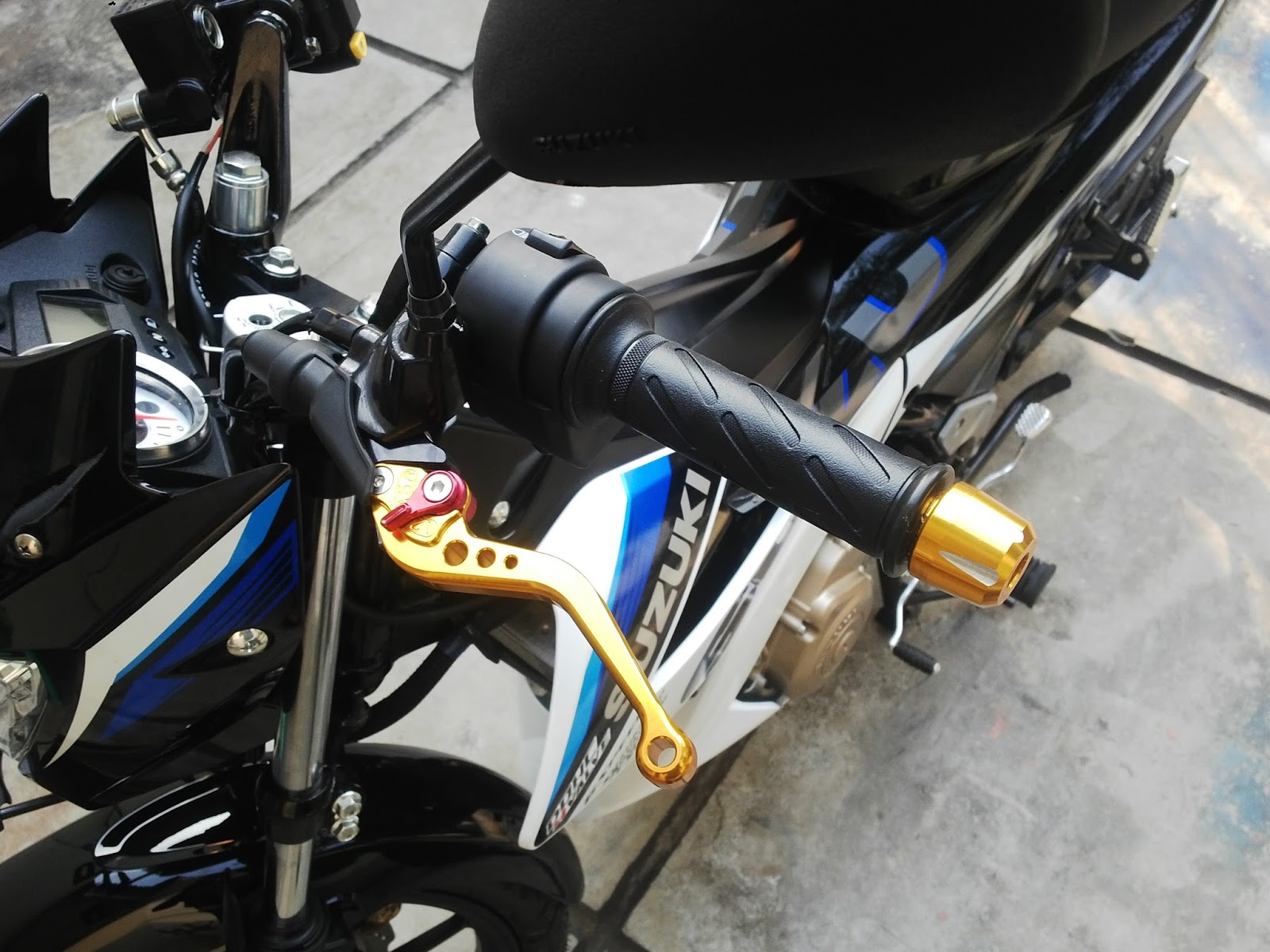 Koleksi Modifikasi Satria Fu Dengan Stang Jepit Terbaru Kloro Modif