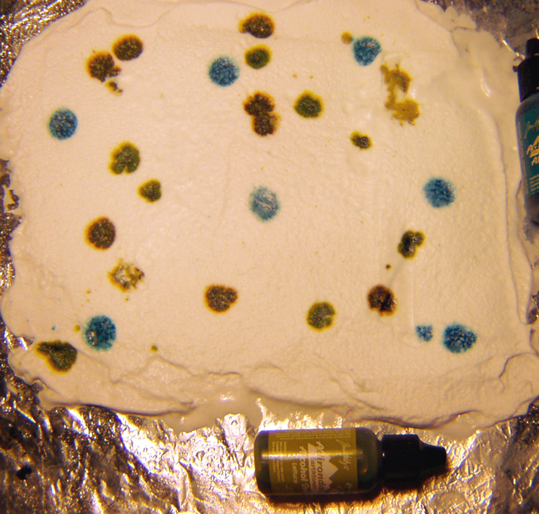 Mixed Media Manic EASY MARBLING TECHNIQUE WITH SHAVING CREAM