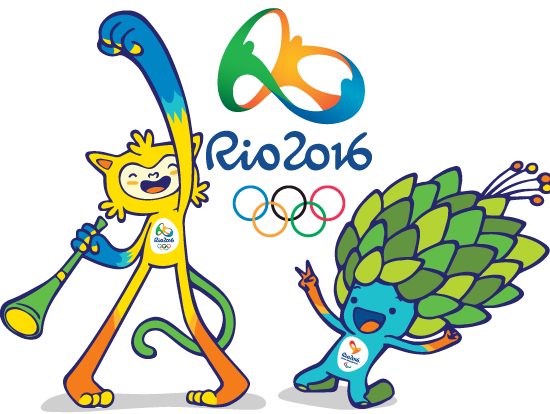 Las Mascotas Olímpicas de Río 2016 - vector