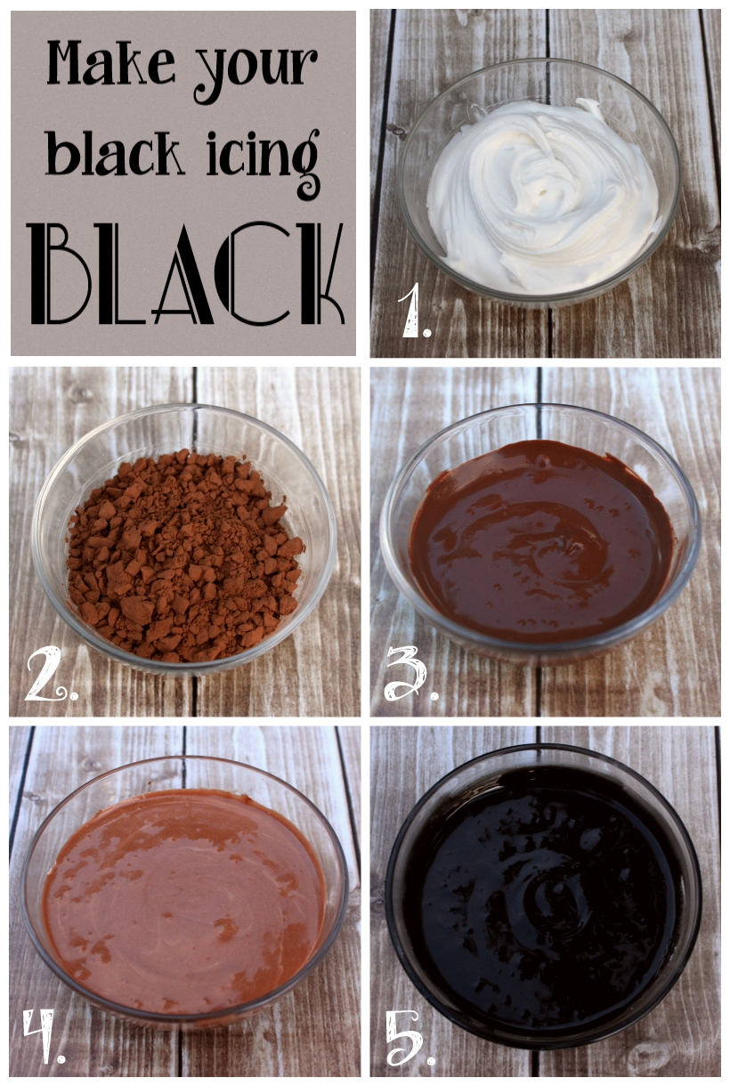 How to Make BLACK ICING Without Using An Entire Bottle Of Food
