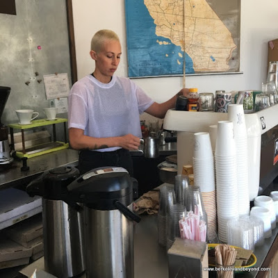 barrista at Coffee Conscious in Berkeley, California