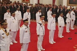 Sembilan Gubernur dan Wagub Terpilih Pilkada 2018 Dilantik Presiden Jokowi 